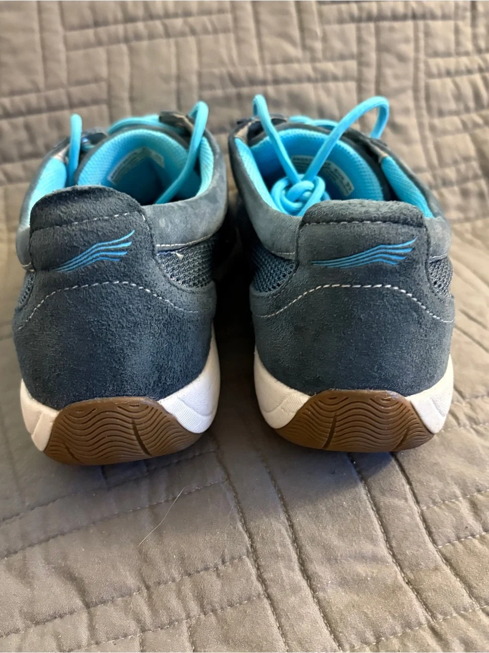 Dansko HELEN Sneakers Womens EU 39 US 8.5- 9 Blue Suede Walking Shoes